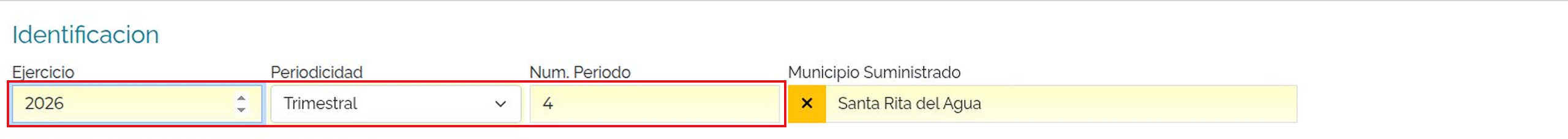 Identificación del cuarto trimestre de 2026