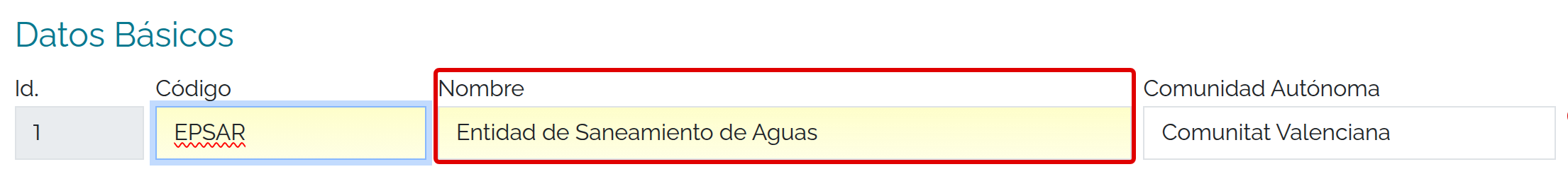 Organismo EPSAR