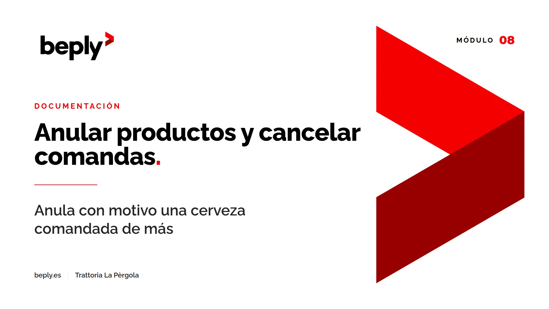 Portada del vídeo «Anular productos y cancelar comandas»