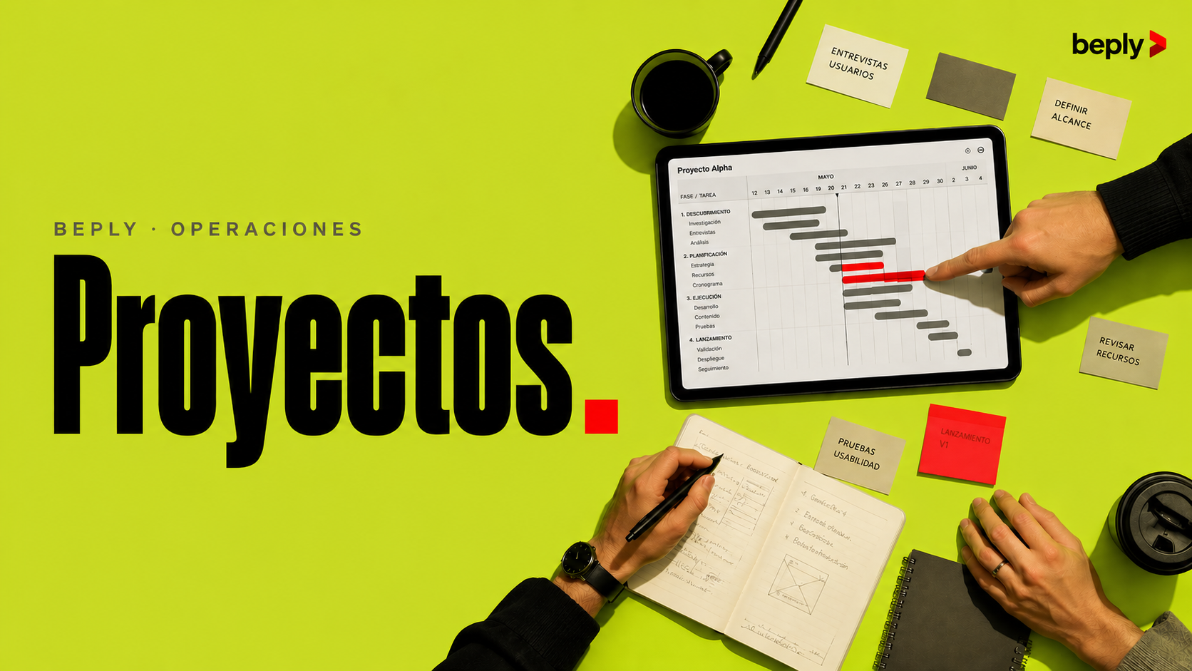 Gestión de proyectos y partes