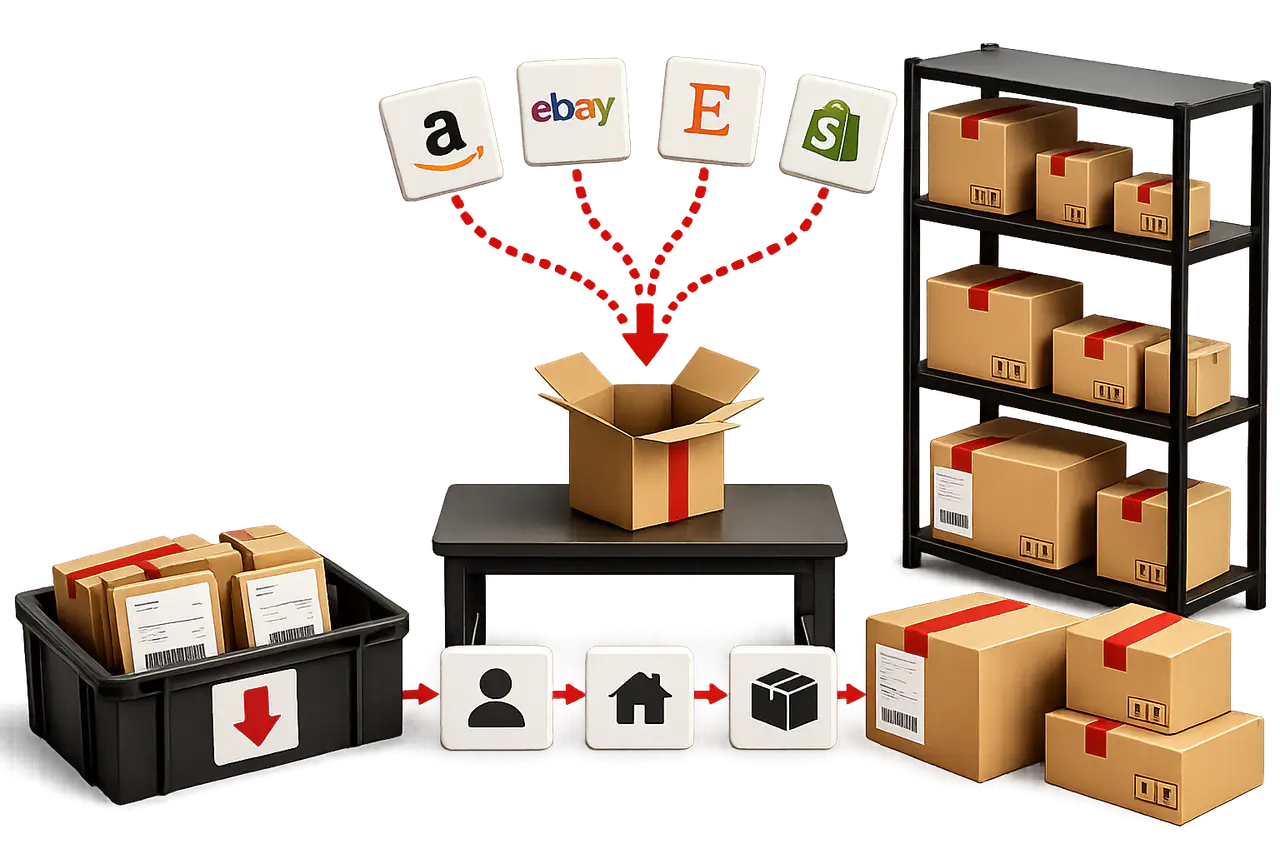 Pedidos importados con fulfillment y tracking